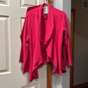 XL draped blazer. Pink